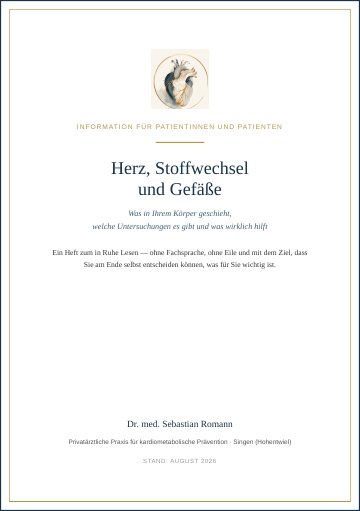 Titelseite der Patientenbroschüre