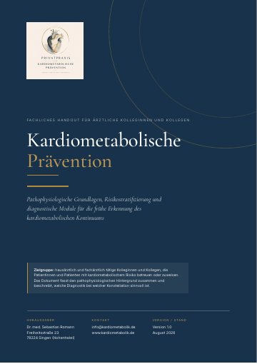 Titelseite des ärztlichen Leitfadens
